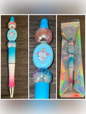 Cute beaded focal pen